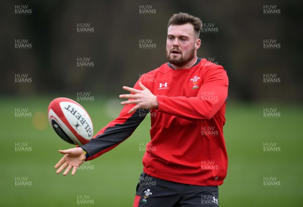 220120 - Wales Rugby Training - Owen Lane during training