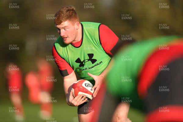 210120 - Wales Rugby Training - Rhys Carre during training