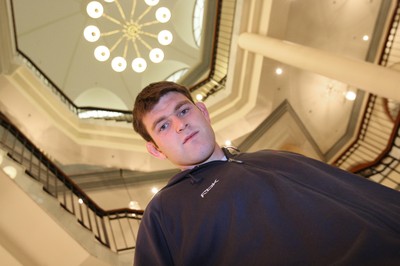 21.05.07  Wales rugby on Tour to Australia Michael Owen on his arrival at the team hotel in Terrigal. 