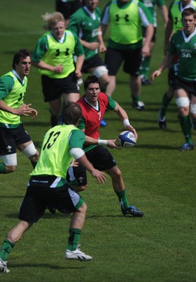 21.05.09 - Wales Rugby Training - James Hook in action during training. 