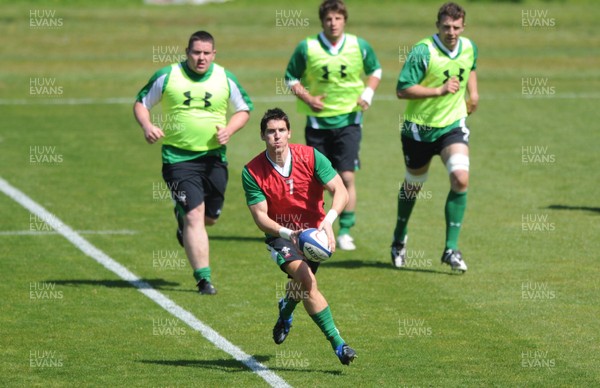 21.05.09 - Wales Rugby Training - James Hook in action during training. 