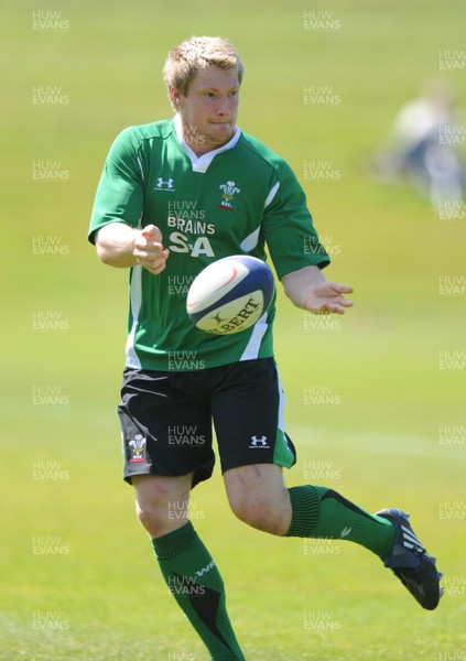 21.05.09 - Wales Rugby Training - Jonathan Spratt in action during training. 