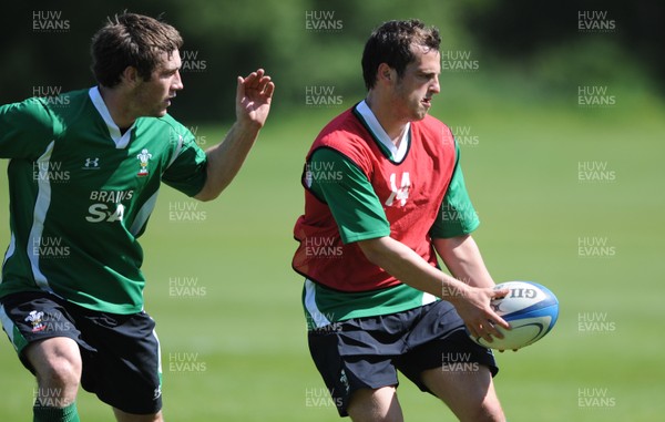 21.05.09 - Wales Rugby Training - Daniel Evans in action during training. 