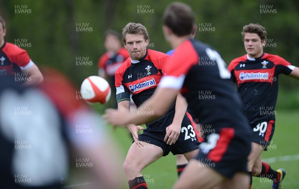 210513 - Wales Rugby Training -Dan Biggar during training 