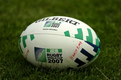 21.08.07 - Wales Rugby Training - a rugby world cup 2007 match ball 