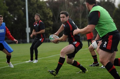 21.09.11 - Wales Rugby Training - Stephen Jones during training. 