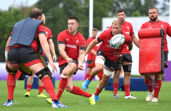 210919 - Wales Rugby Training - Josh Adams during training