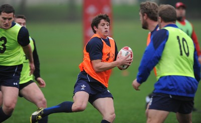 21.11.11 - Wales Rugby Training - Lloyd Williams during training. 