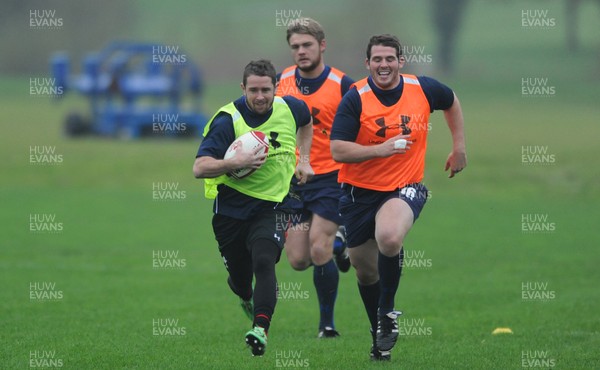21.11.11 - Wales Rugby Training - Shane Williams during training. 