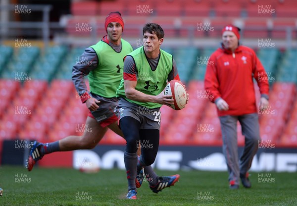 211113 - Wales Rugby Training -Lloyd Williams during training