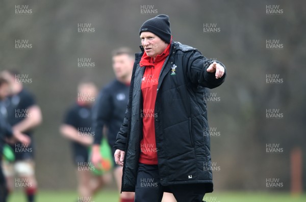 220218 - Wales Rugby Training - Neil Jenkins during training