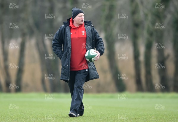 220218 - Wales Rugby Training - Neil Jenkins during training