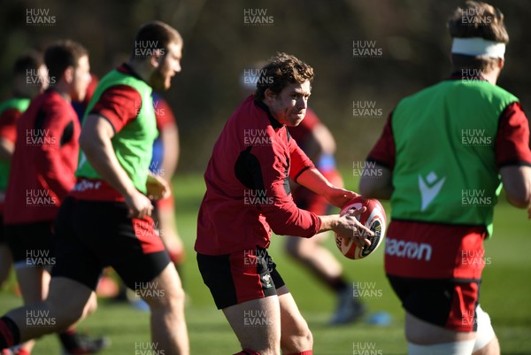 220221 - Wales Rugby Training - Leigh Halfpenny during training