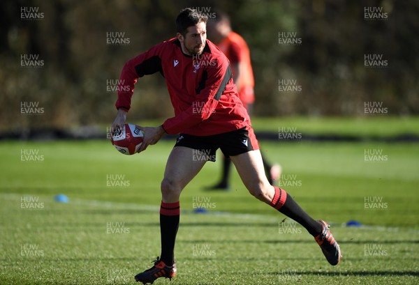 220221 - Wales Rugby Training - Justin Tipuric during training