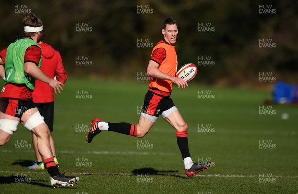 220221 - Wales Rugby Training - Liam Williams during training
