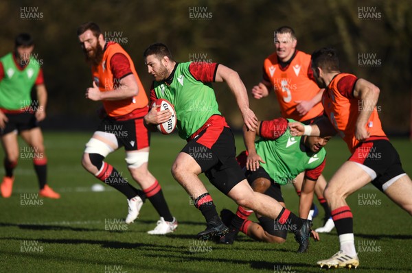 220221 - Wales Rugby Training - Rhodri Jones during training