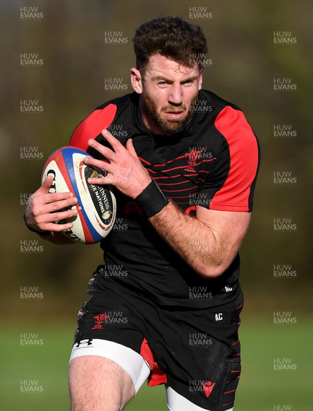 220222 - Wales Rugby Training - Alex Cuthbert during training