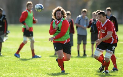 22.06.10 - Wales Rugby Training - Adam Jones during training. 
