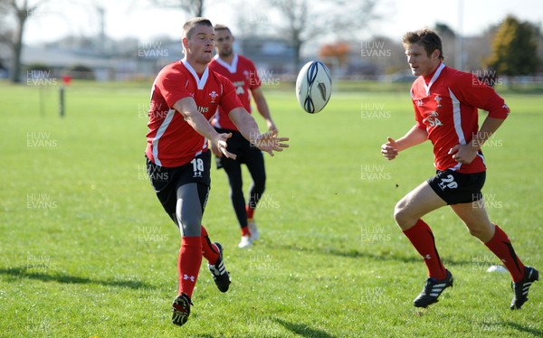 22.06.10 - Wales Rugby Training - Tavis Knoyle during training. 