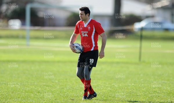 22.06.10 - Wales Rugby Training - Stephen Jones during training. 