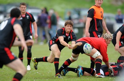 22.09.11 - Wales Rugby Training - Lloyd Williams during training. 
