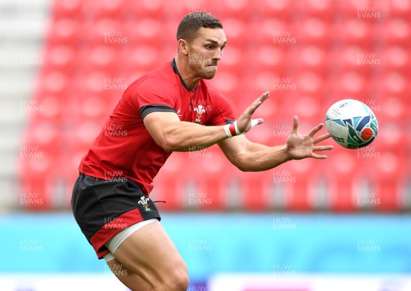 220919 - Wales Rugby Training - George North during training