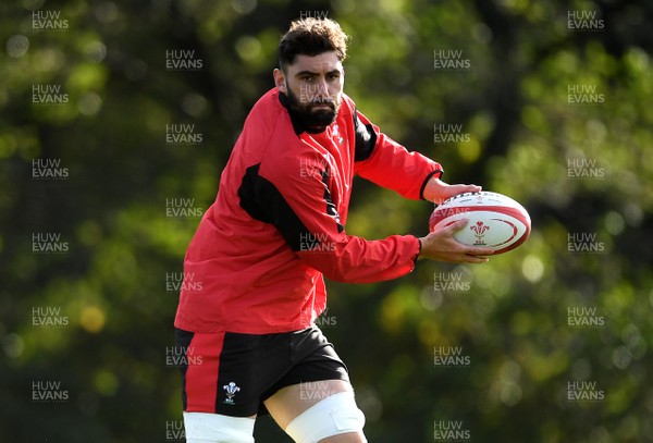 221020 - Wales Rugby Training - Cory Hill during training