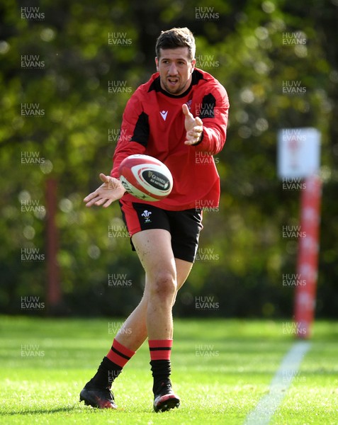 221020 - Wales Rugby Training - Justin Tipuric during training