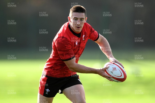 221020 - Wales Rugby Training - Josh Adams during training