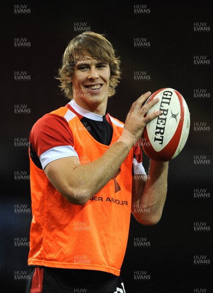 221112 - Wales Rugby Training -Liam Williams during training