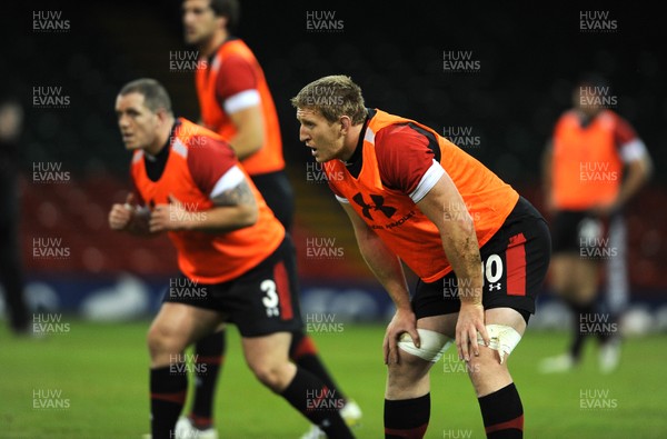 221112 - Wales Rugby Training -Bradley Davies during training