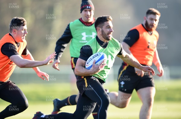 230117 - Wales Rugby Training - Rhys Webb during training