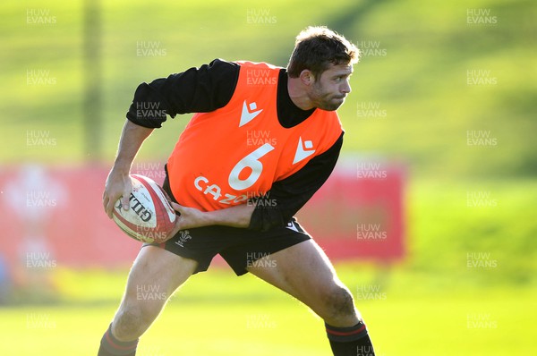 230223 - Wales Rugby Training - Leigh Halfpenny during training