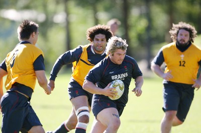 23.05.07  Wales rugby on Tour to Australia Richard Hibbard during training  in Terrigal. 