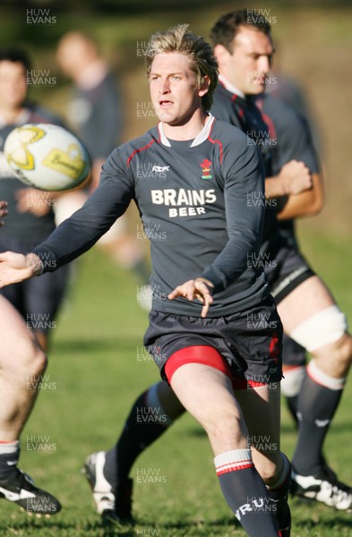 23.05.07  Wales rugby on Tour to Australia Jamie Robinson during training  in Terrigal. 