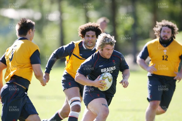 23.05.07  Wales rugby on Tour to Australia Richard Hibbard during training  in Terrigal. 