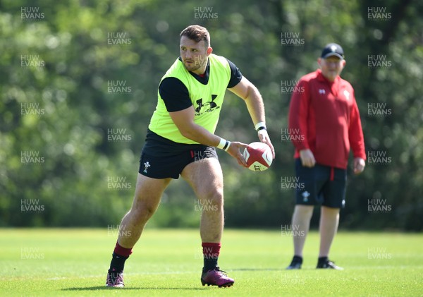 230518 - Wales Rugby Training -  Dillon Lewis during training