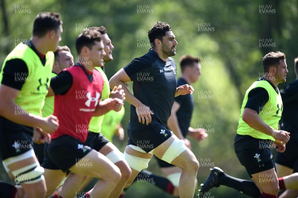 230518 - Wales Rugby Training -  Cory Hill during training