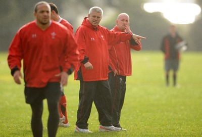 23.06.10 - Wales Rugby Training - Head coach Warren Gatland during training. 
