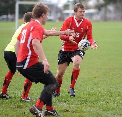 23.06.10 - Wales Rugby Training - Dan Biggar during training. 