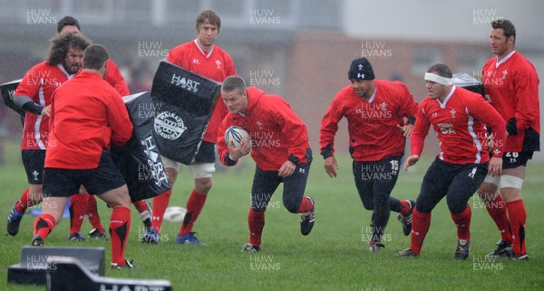 23.06.10 - Wales Rugby Training - Tavis Knoyle during training. 