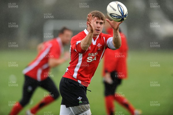 23.06.10 - Wales Rugby Training - Leigh Halfpenny during training. 