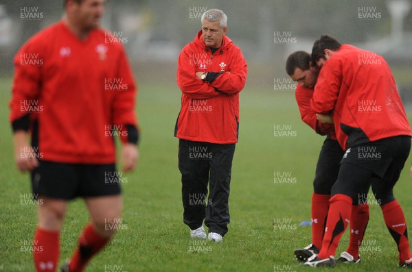 23.06.10 - Wales Rugby Training - Head coach Warren Gatland during training. 