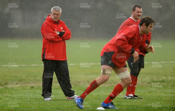 23.06.10 - Wales Rugby Training - Head coach Warren Gatland during training. 