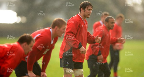 23.06.10 - Wales Rugby Training - Ryan Jones during training. 