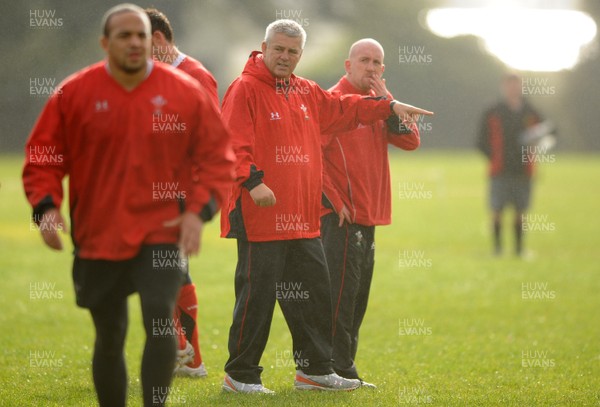 23.06.10 - Wales Rugby Training - Head coach Warren Gatland during training. 