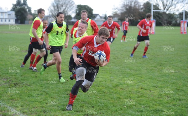23.06.10 - Wales Rugby Training - Leigh Halfpenny during training. 
