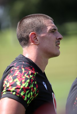 230626 - Wales Rugby Training ahead of their game against the Barbarians on the weekend - Joe Hawkins during training