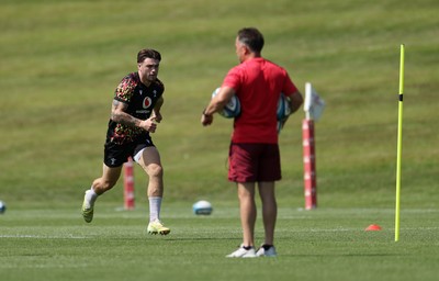 230626 - Wales Rugby Training ahead of their game against the Barbarians on the weekend - Joe Roberts during training