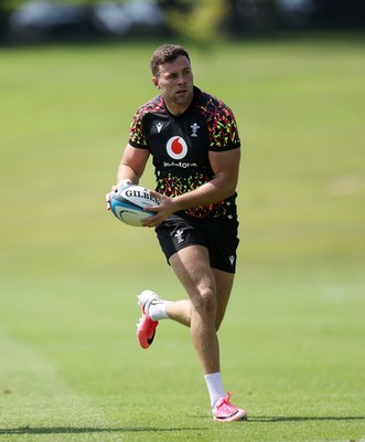 230626 - Wales Rugby Training ahead of their game against the Barbarians on the weekend - Mason Grady during training